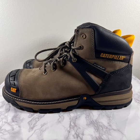 CAT Excavator Superlite Waterproof Carbon Composite Toe Work Boots